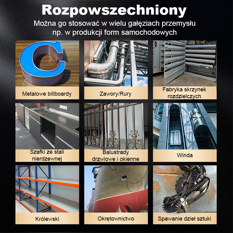  [ 90 ℃ - 480 ℃ regulowalny ] Ruczna spawarka laserowa