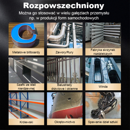  [ 90 ℃ - 480 ℃ regulowalny ] Ruczna spawarka laserowa