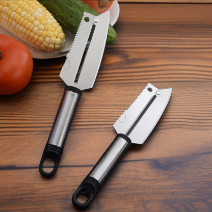 Nerezový škrabka na zeleninu 