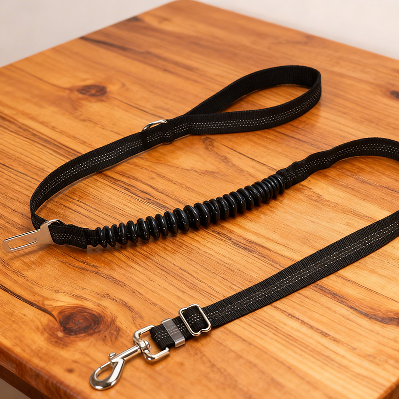 Quick-Dry Elastic Dog Leash Waist Belt