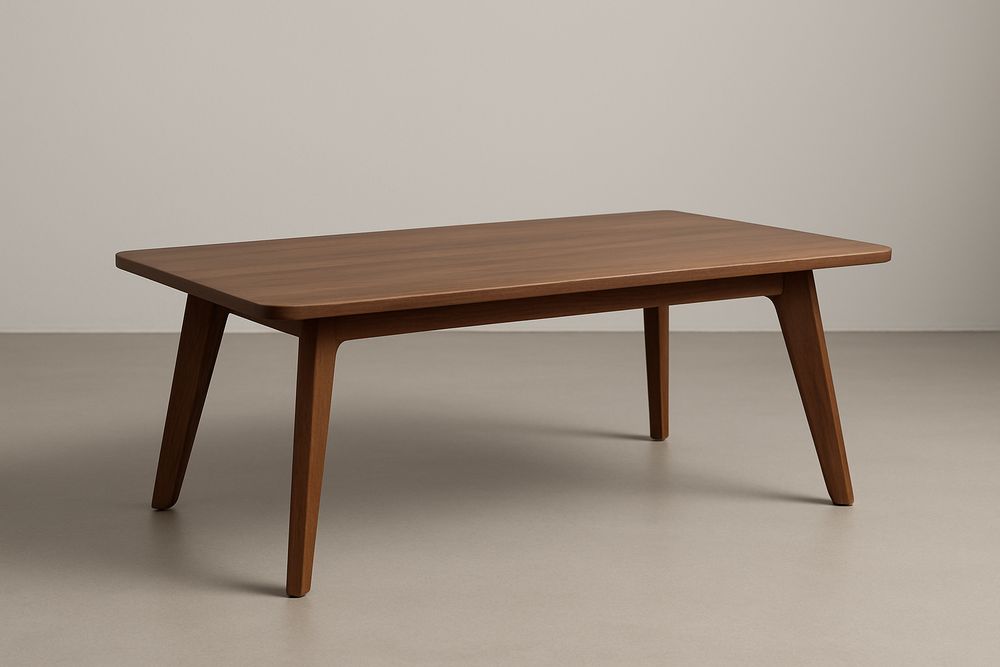 Table basse en noyer 120 cm x 60 cm x 45 cm-Albahaven