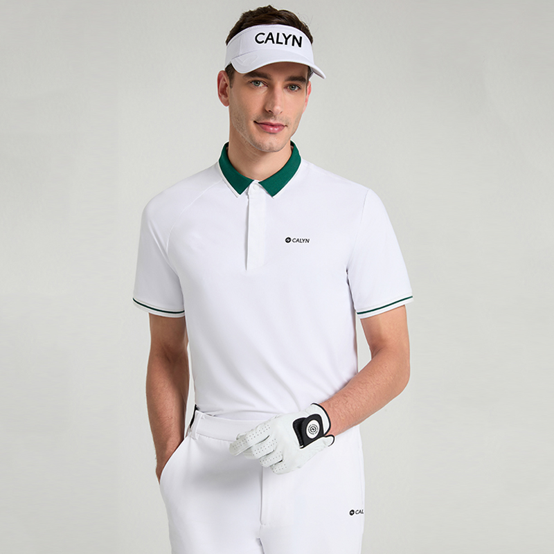 Men's Golf Dual-Core Shoulder UV Protection Short Sleeve Polo
