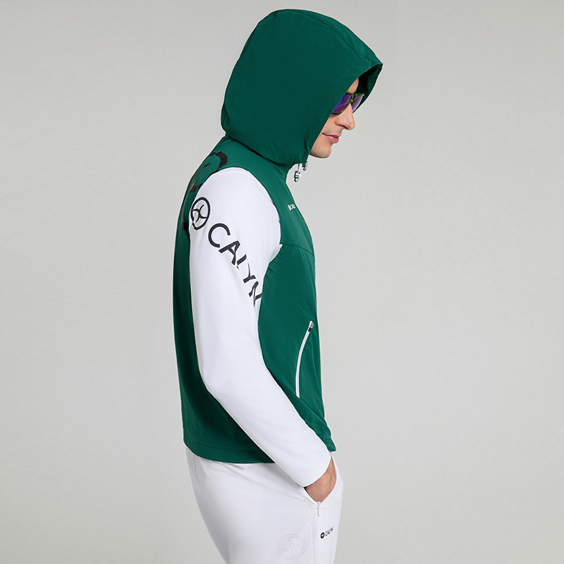 CALYN Men's Golf Breathable Hooded Vest