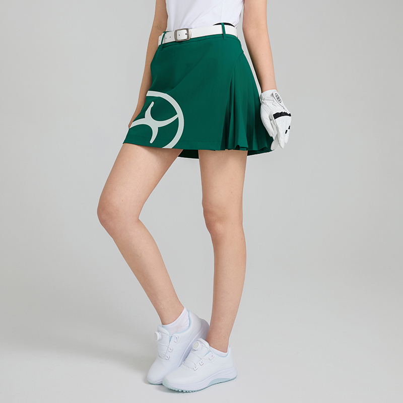 Women's Golf Flowy Pleated UV Protection Utility Skirt