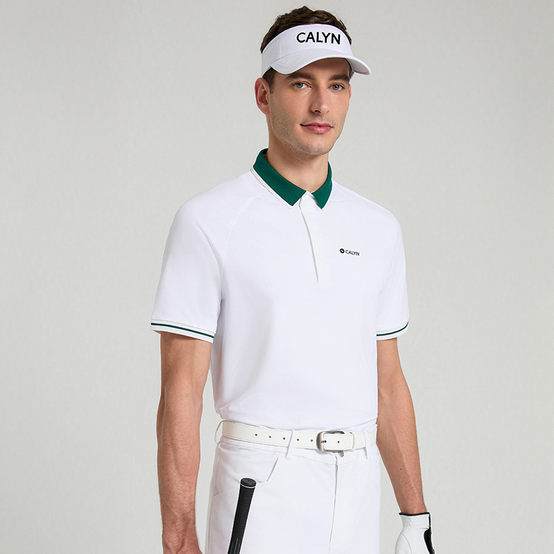 Men's Golf Dual-Core Shoulder UV Protection Short Sleeve Polo