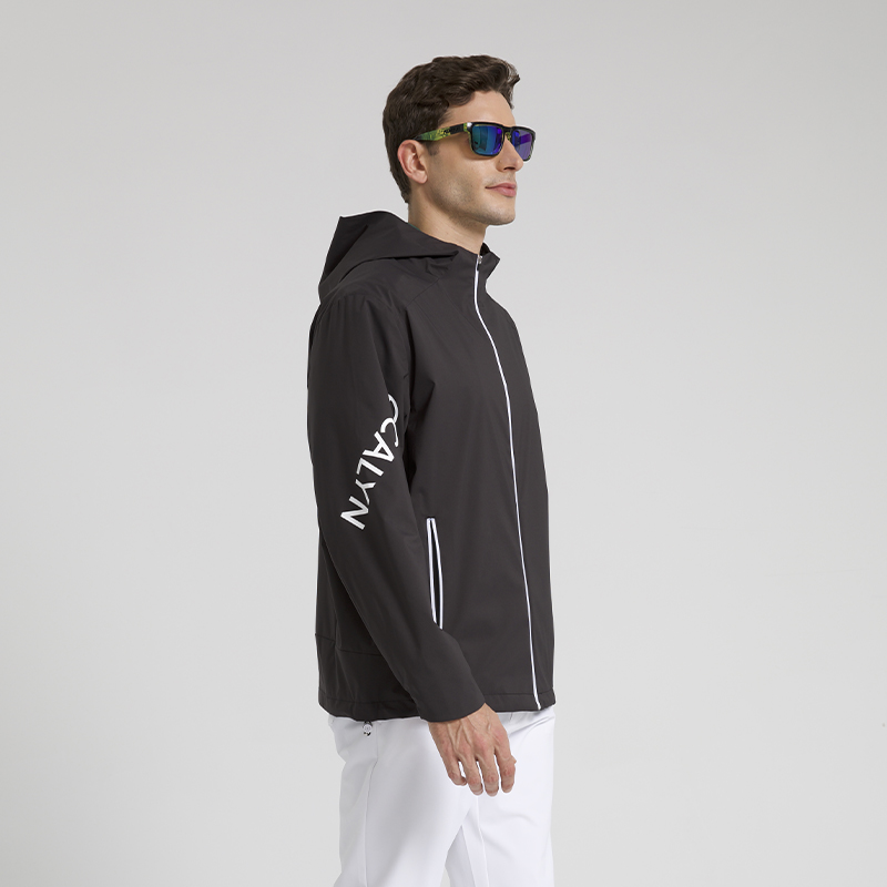 Men's Golf Cloud-Feel Water-Repellent Hooded Jacket