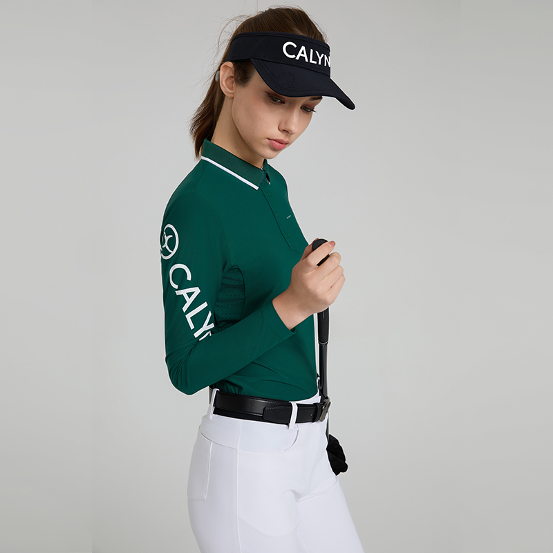 Women's Golf Stretch UV Protection Long-Sleeve Polo