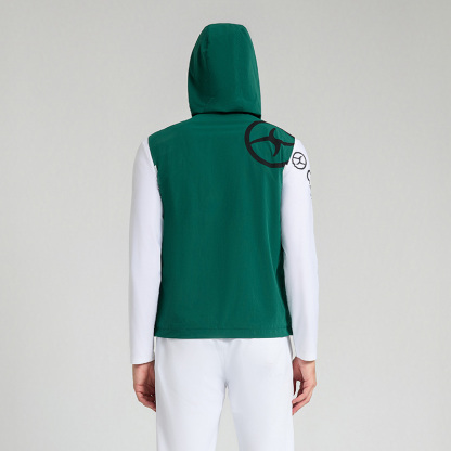 CALYN Men's Golf Breathable Hooded Vest