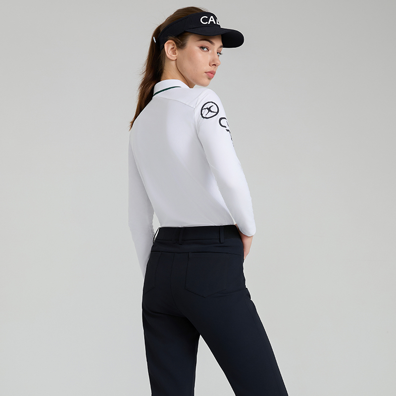 Women's Golf Stretch UV Protection Long-Sleeve Polo