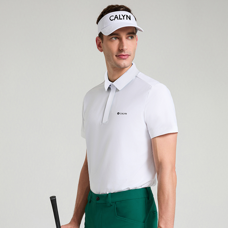 Men's Golf 4-Way Stretch UV Protection Short Sleeve Polo