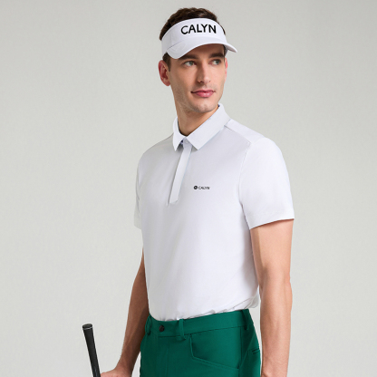 Men's Golf 4-Way Stretch UV Protection Short Sleeve Polo