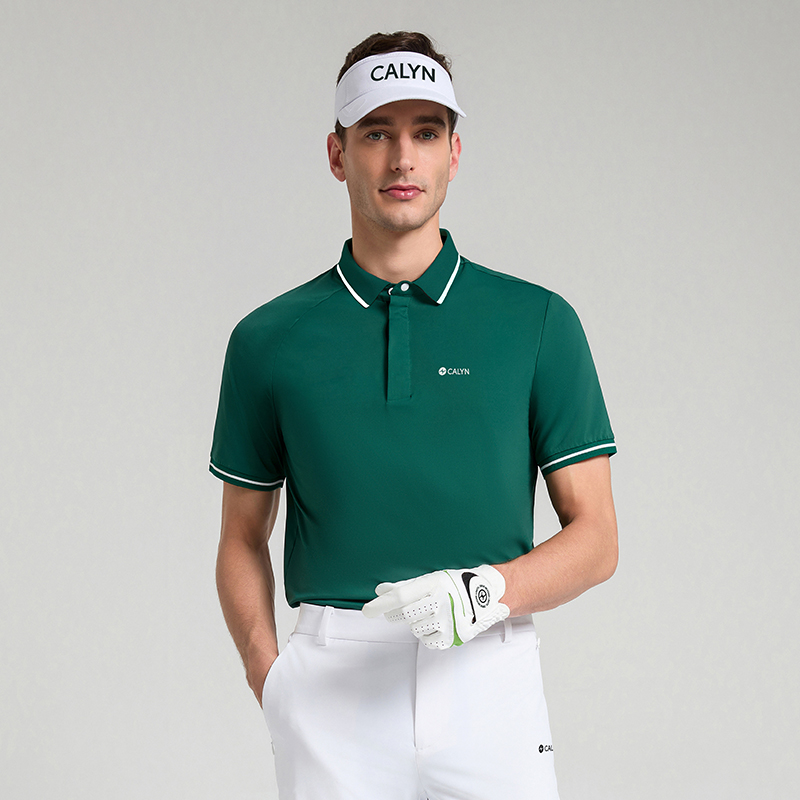 Men's Golf Dual-Core Shoulder UV Protection Short Sleeve Polo