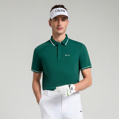 Men's Golf Dual-Core Shoulder UV Protection Short Sleeve Polo