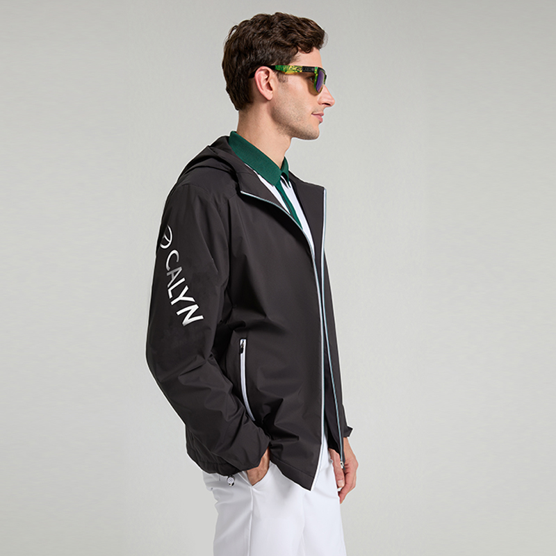 Men's Golf Cloud-Feel Water-Repellent Hooded Jacket