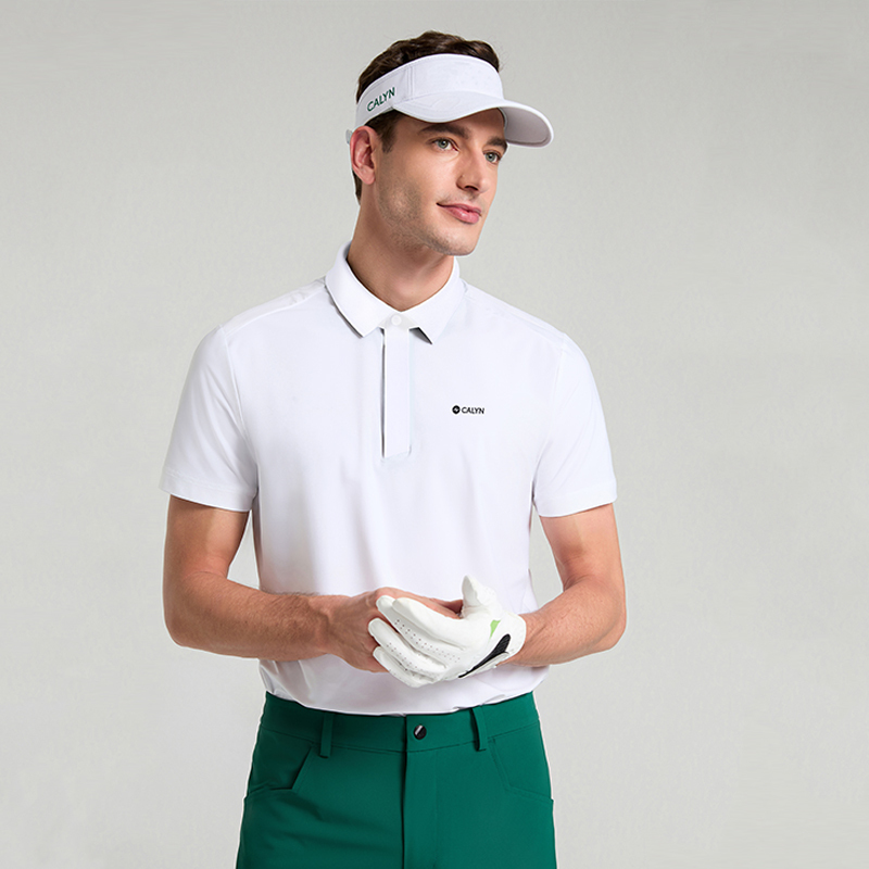 Men's Golf 4-Way Stretch UV Protection Short Sleeve Polo