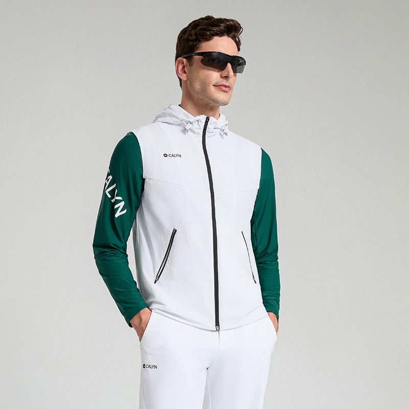 CALYN Men's Golf Breathable Hooded Vest