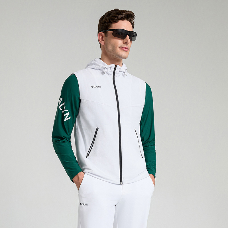 CALYN Men's Golf Breathable Hooded Vest