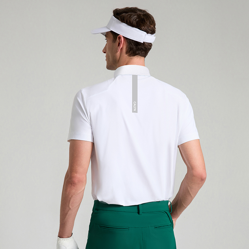 Men's Golf 4-Way Stretch UV Protection Short Sleeve Polo