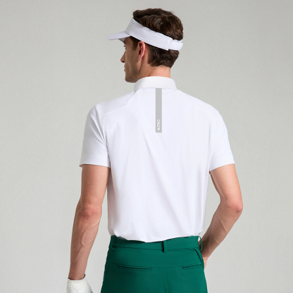 Men's Golf 4-Way Stretch UV Protection Short Sleeve Polo
