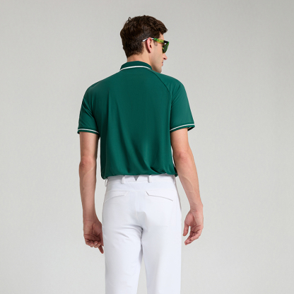 Men's Golf Dual-Core Shoulder UV Protection Short Sleeve Polo