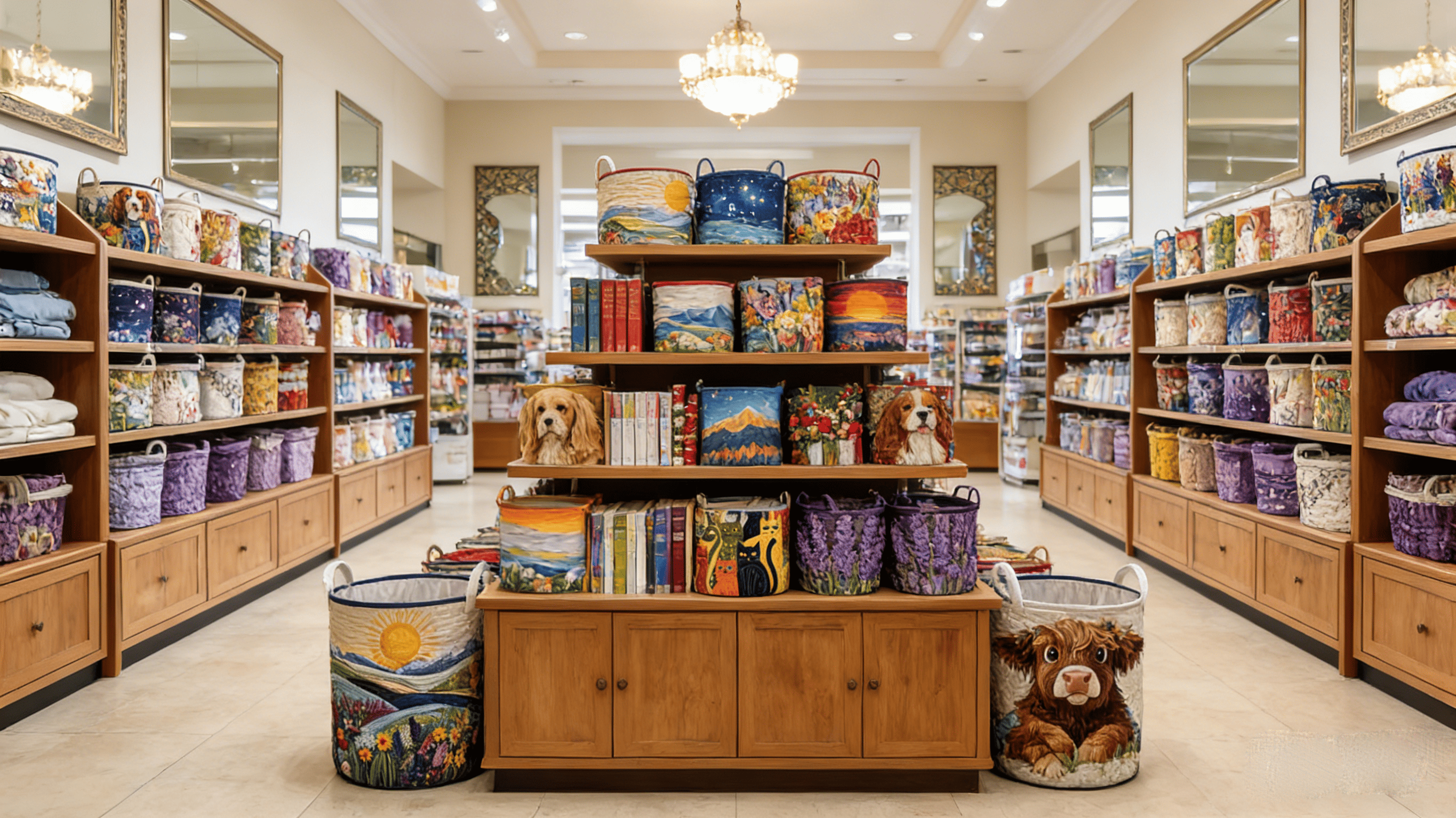 Quilted Laundry Basket