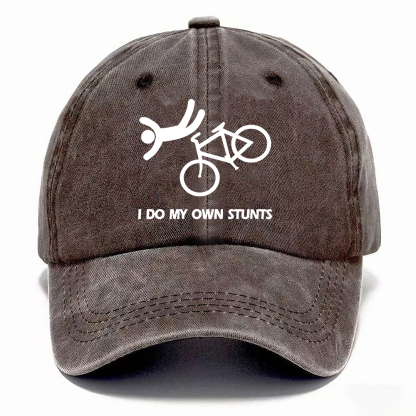 I Do My Own Stunts Hat | Vintage Washed Baseball Cap