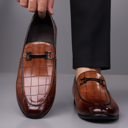 Men's Fashion Calfskin Leather Shoes