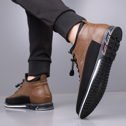 Men's Fashion Calfskin Leather Shoes