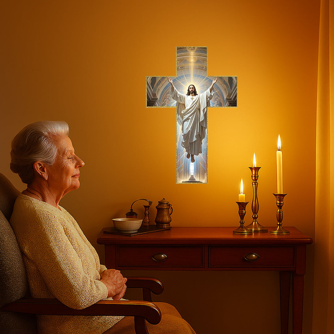 🔥Last Day Promotion 49% OFF🔥 - Vintage Wooden Jesus Christ Wall Cross