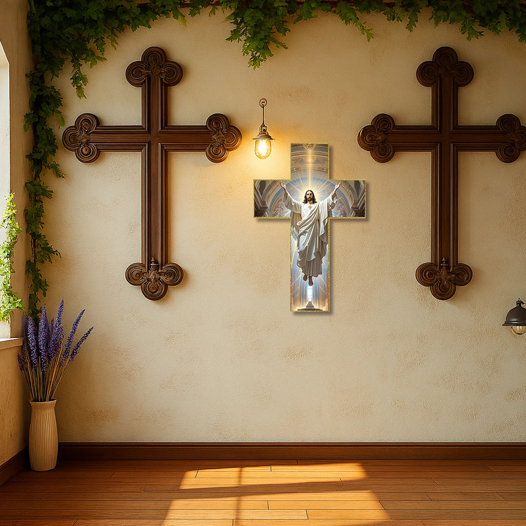 🔥Last Day Promotion 49% OFF🔥 - Vintage Wooden Jesus Christ Wall Cross