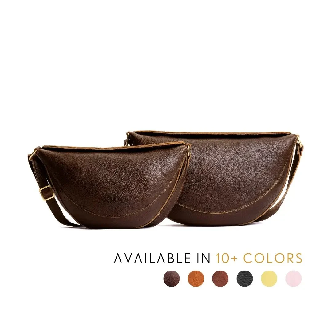 ⚡Last Day 49% OFF - Leather Koala Sling Bag — Adjustable Strap, Magnetic Closure