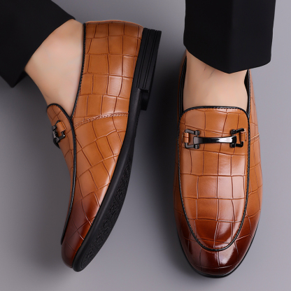 Men's Fashion Calfskin Leather Shoes