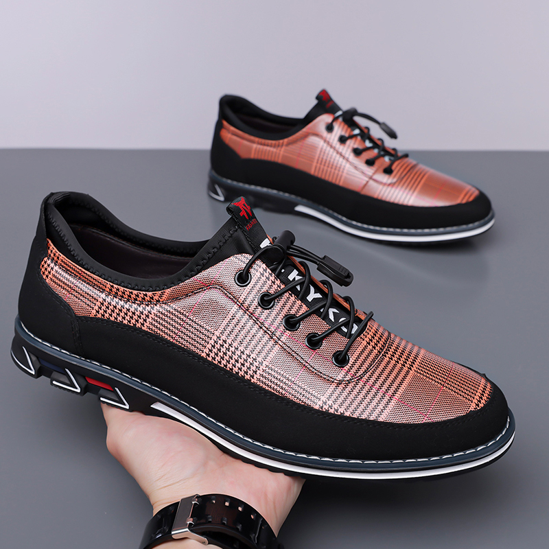 Men's Fashion Calfskin Leather Shoes