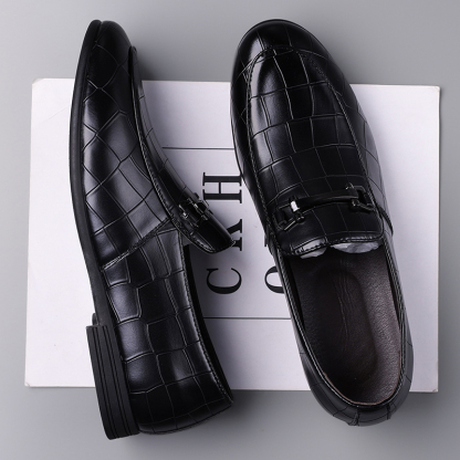 Men's Fashion Calfskin Leather Shoes