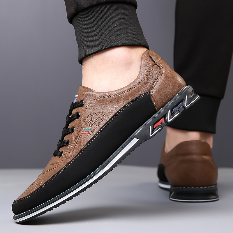 Men's Fashion Calfskin Leather Shoes