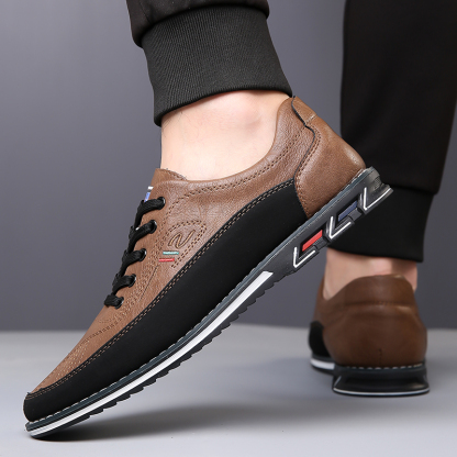 Men's Fashion Calfskin Leather Shoes