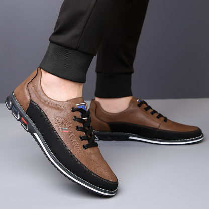 Men's Fashion Calfskin Leather Shoes