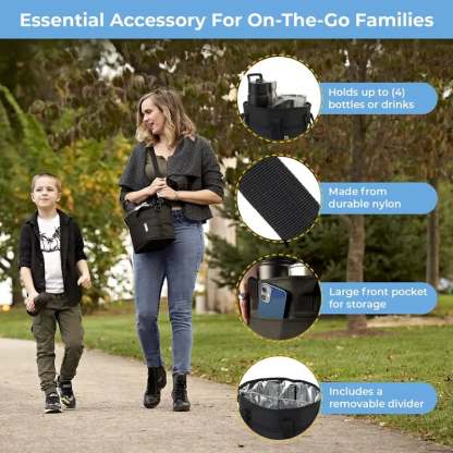 🔥Hot Sale 49% off🌟 Multi-purpose glass cup storage bag with 4 compartments