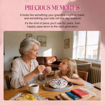 🔥🔥 Vintage-Inspired Patchwork Quilted Sling Bag