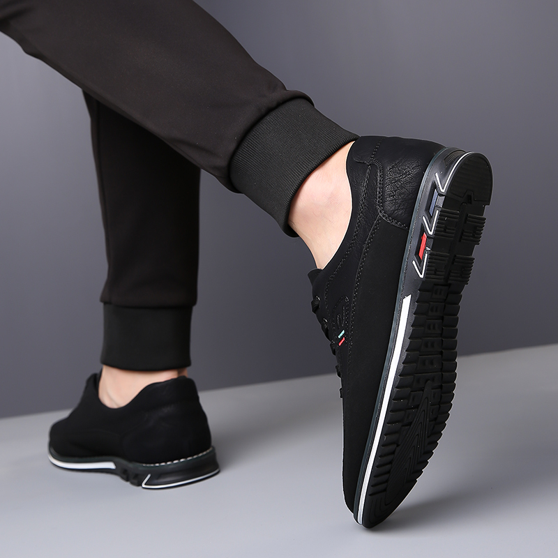 Men's Fashion Calfskin Leather Shoes