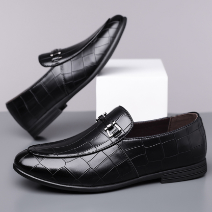 Men's Fashion Calfskin Leather Shoes