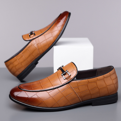 Men's Fashion Calfskin Leather Shoes