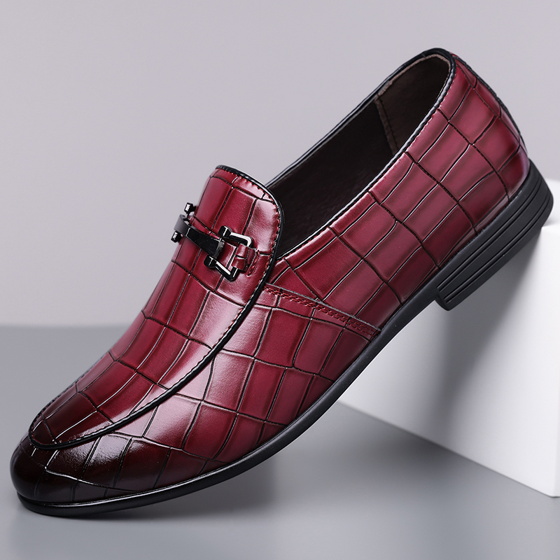 Men's Fashion Calfskin Leather Shoes