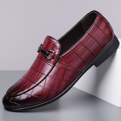 Men's Fashion Calfskin Leather Shoes