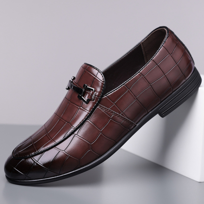 Men's Fashion Calfskin Leather Shoes