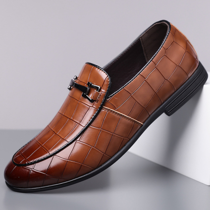 Men's Fashion Calfskin Leather Shoes