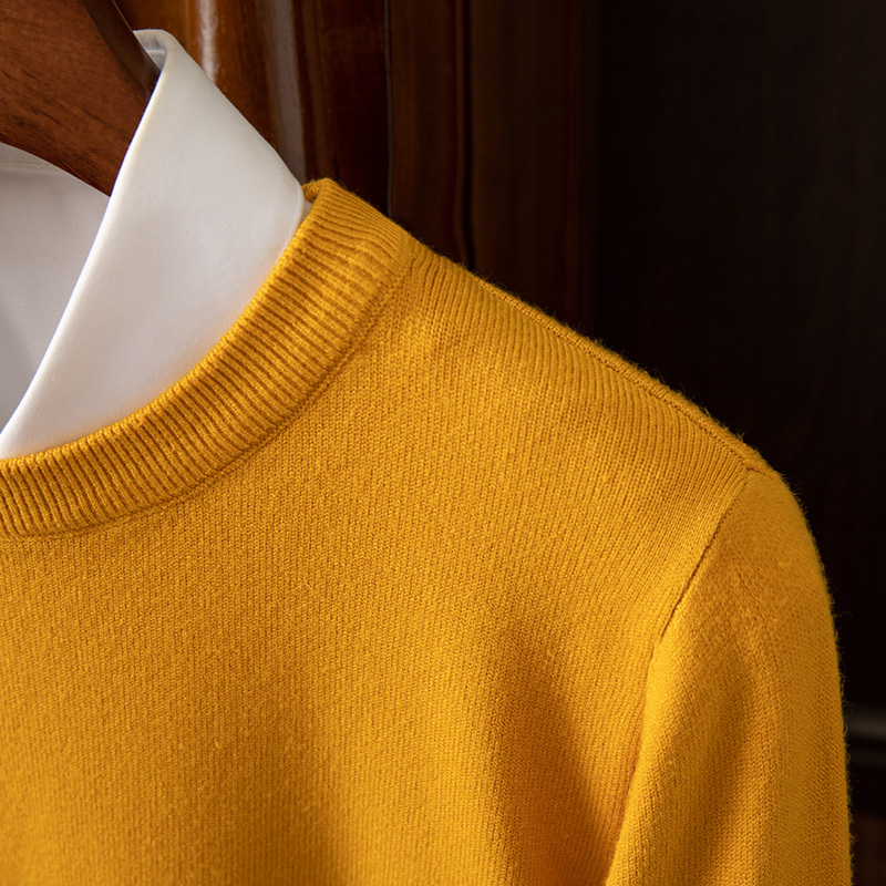 Men's Long Sleeve Cashmere Sweater