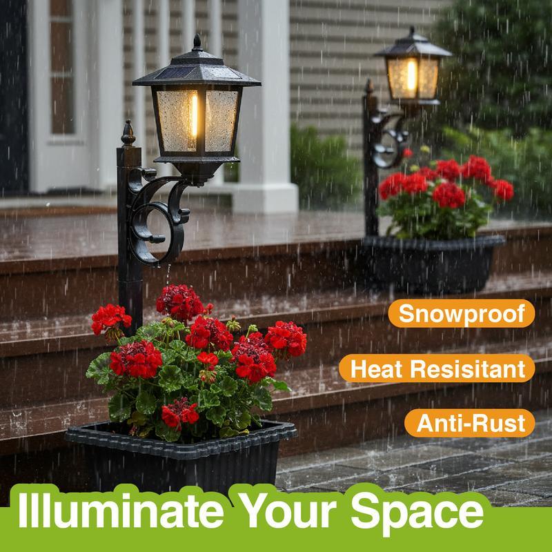 🌿 2-in-1 Solar Lamp Post with Planter