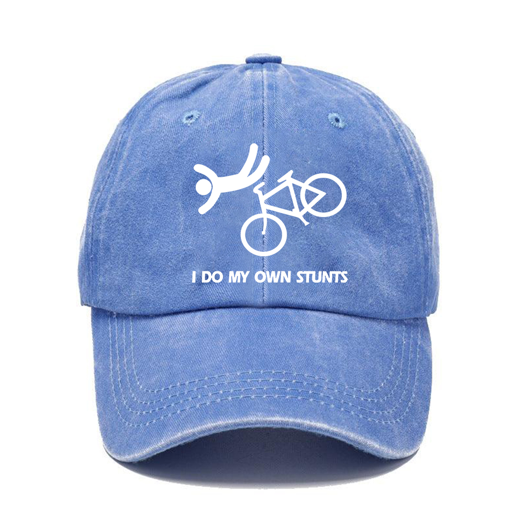 I Do My Own Stunts Hat | Vintage Washed Baseball Cap