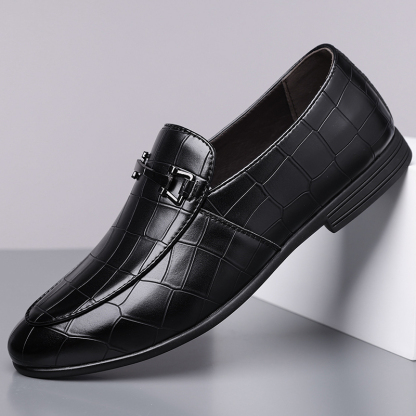 Men's Fashion Calfskin Leather Shoes